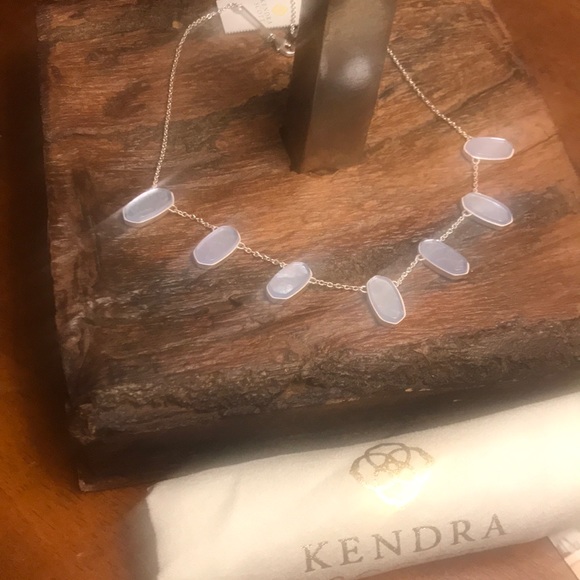 Kendra Scott Meadow Necklace in Sky Blue Illusion